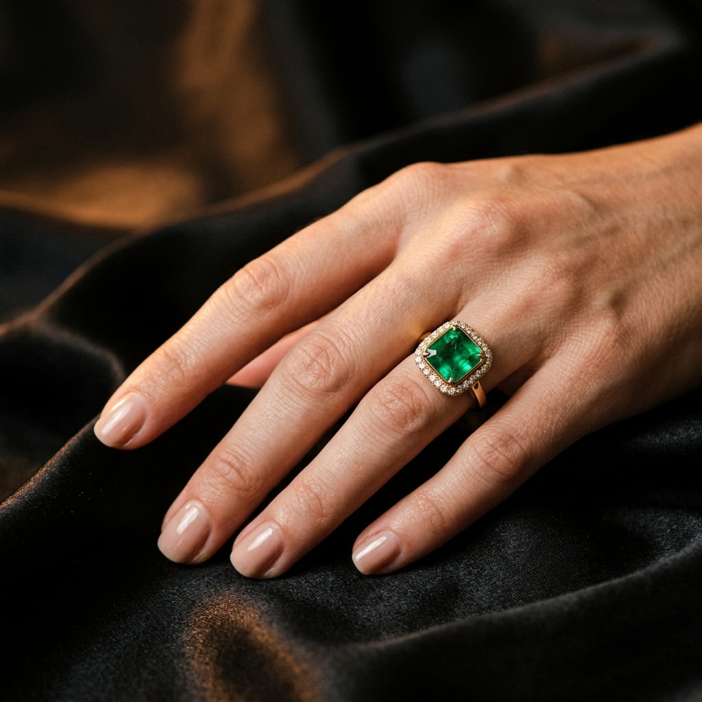 Ring on hand